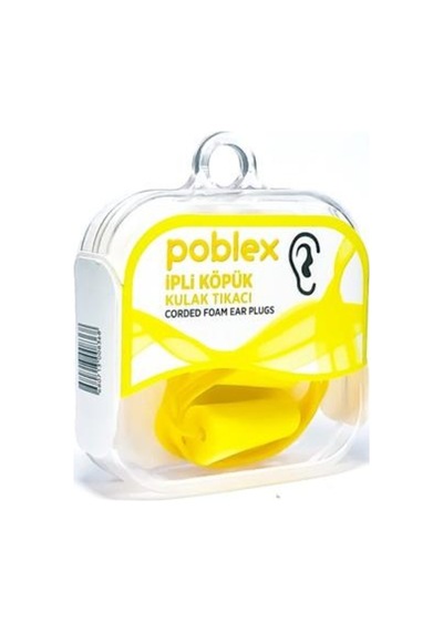 Poblex Ipli Köpük Kulak Tıkacı 1 Çift (2 Adet)