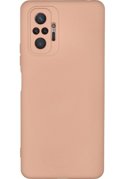 Durukar Redmi Note 10 Pro Kılıf Nano İçi Kadife Silikon - Pudra