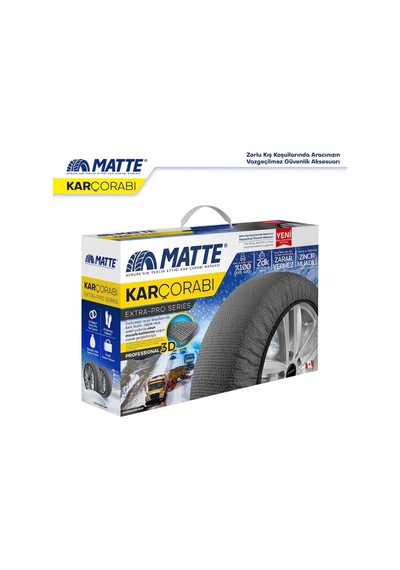Lastik Kar Çorabı Kar Zinciri Muadili Yüksek Kalite Tekstil Kar Zinciri Extra Pro Series Medium Diğer