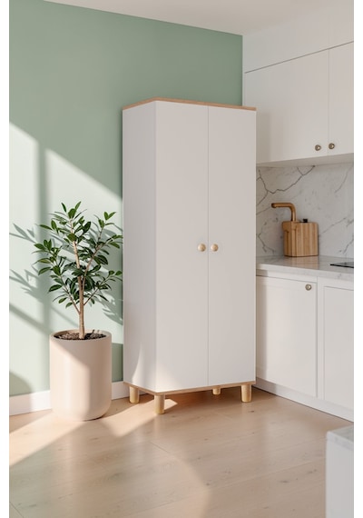 İmbaş Buğlem 2 Kapaklı 5 Raflı Mega Çok Amaçlı Mutfak Dolabı Banyo Dolabı Beyaz İmbaş Buğlem 2 Kapaklı 5 Raflı Mega Çok Amaçlı Mutfak Dolabı Banyo Dolabı Beyaz