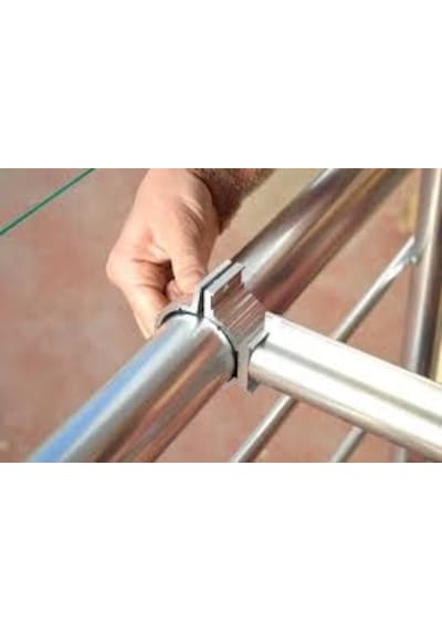 Balkon Çamaşırlık-Alüminyum Çamaşırlık-Çamaşır Kurutma Askısı Gümüş