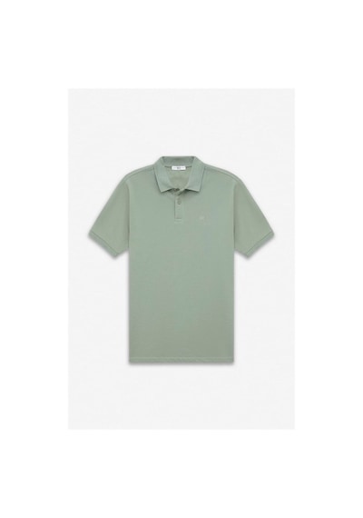 Süvari Su Yeşili Slim Düz Baskısız Pike Düğmeli Polo Yaka Tişört Sts1014000019-y01