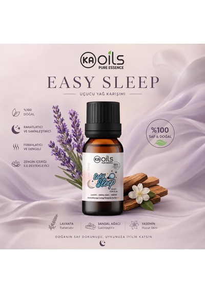 Tr Easy Sleep Uçucu Yağ Karışımı - Lavanta + Sandal Ağacı + Yasemin 10 Ml -%100 Saf Ve Doğal Rahatlatıcı Arom Diğer