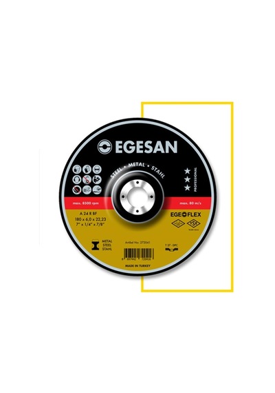 Egesan 180 6 22.23 Metal Taşlama Taşı