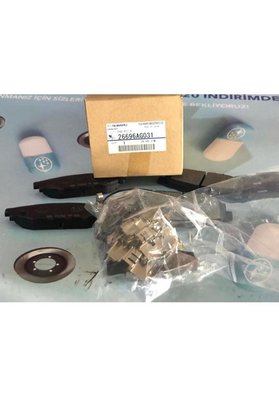 26696Ag031 Oem Subaru Arka Fren Balata