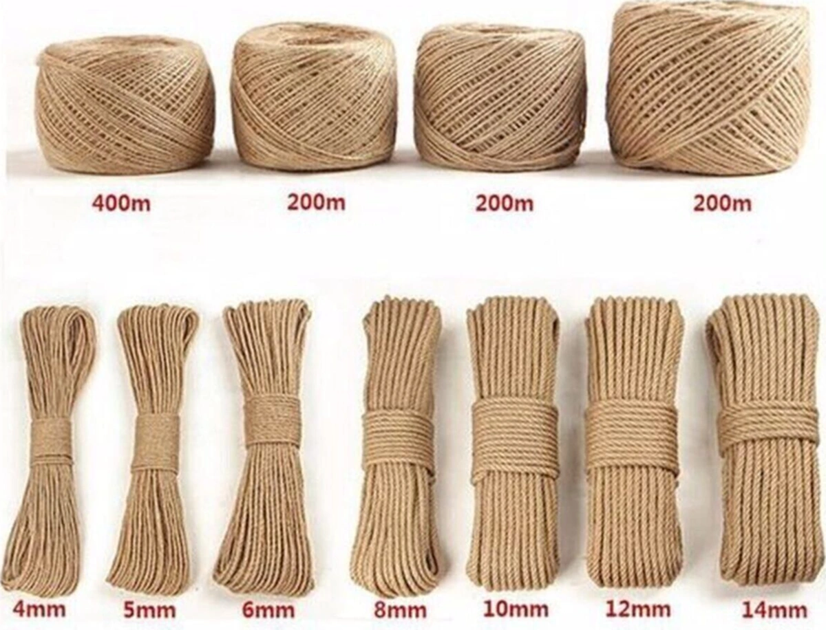 3 Mm 50 Metre Jüt Halat Ip Dekoratif Hasır Ip Kendir