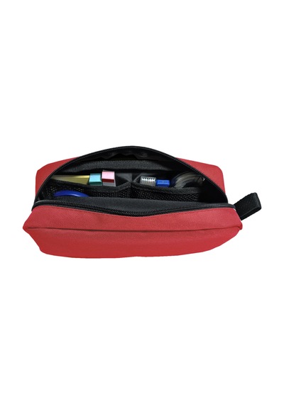 Jacbag Organizer Roll Up-rulo Organizer Kalem Çantası Organizer Roll Up-kırmızı renkli