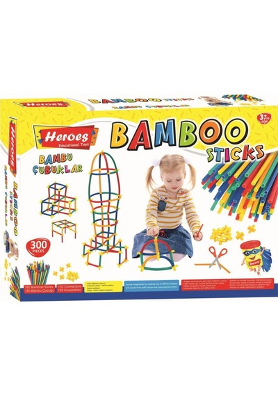 Bambu Çubukları Plastik Çubuk Eğitici Oyuncak