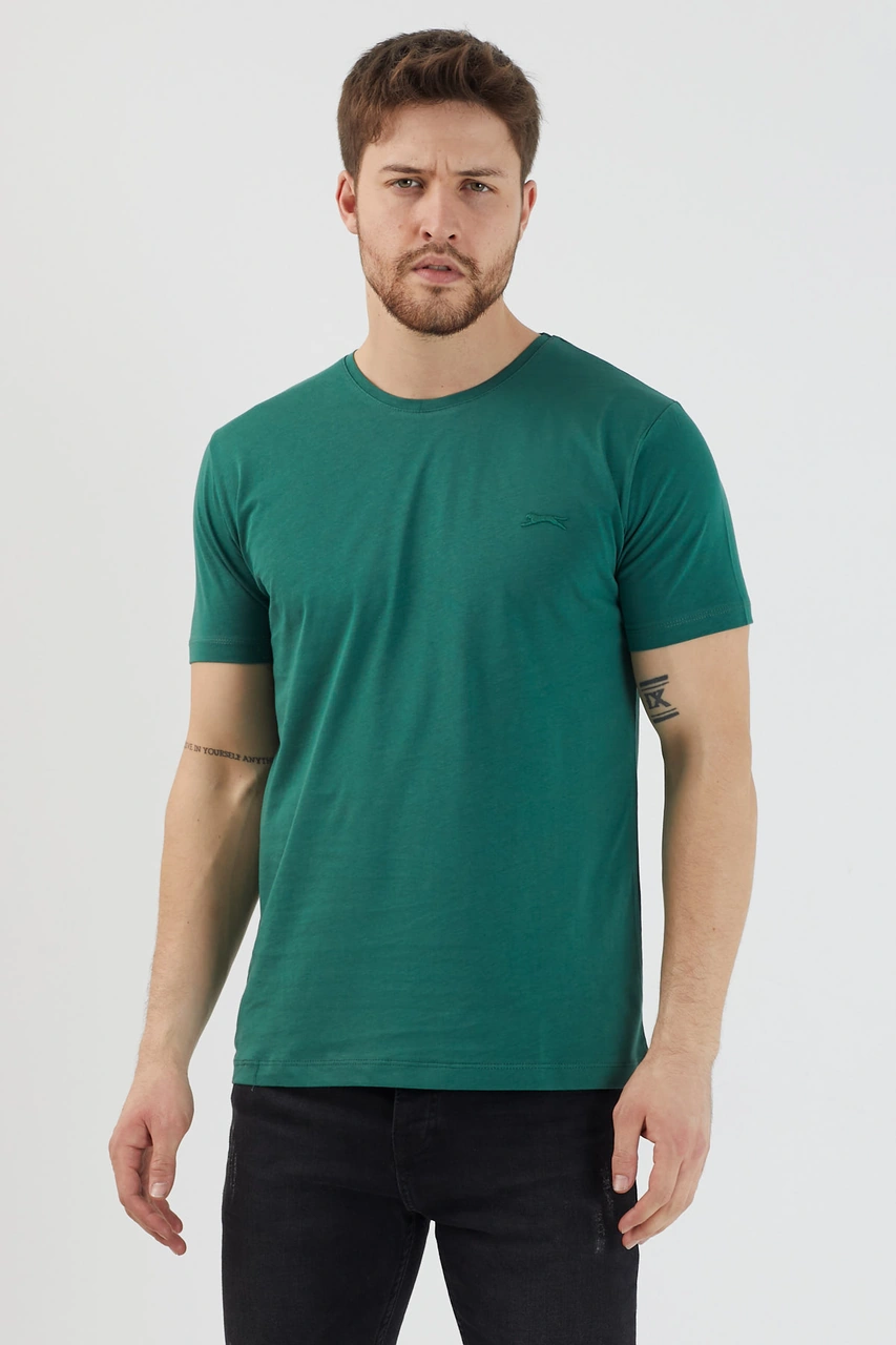 Slazenger Sander Ktn 5 Li Set Erkek Beyaz - Gri - Lacivert - Koyu Yeşil - Açık Pembe Tişört Beyaz - Gri - Lacivert - Koyu