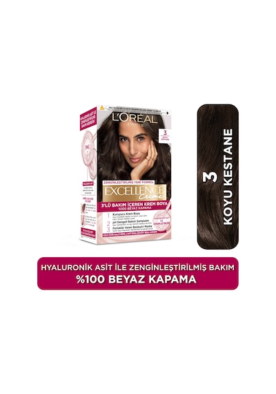 L Oréal Paris Excellence Creme 3 Koyu Kestane Saç Boyası