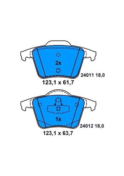 BOSCH 986494102 Fren Balatası Arka Xc90 02-12