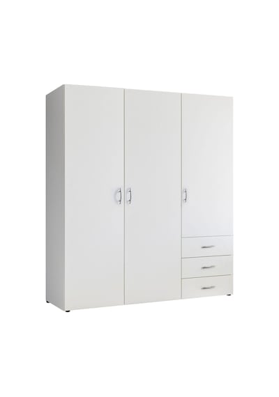 Akel Giyinme Dolabı - Çok Amaçlı Dolap - Gardırop 150 Cm-3 Kapaklı-3 Çekmeceli