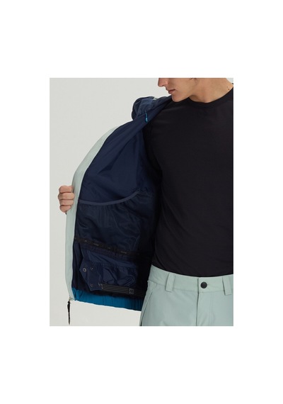 Burton Analog Analog Blast Cap Winter Jacket Aquagr/clstal Aquagr/clstal
