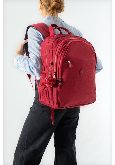 Ultra Hafif Çok Cepli Orta Boy Sırt Çantası Kırmızı Model: 571-3k