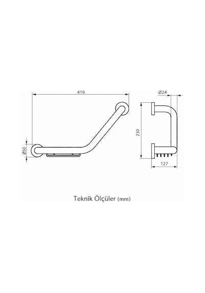 Ideal Standard Iom Sabunluklu Tutamak-krom Krom