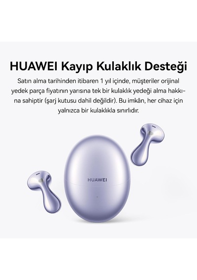 Freebuds 6 Kablosuz Kulaklık Konforlu Ve Kulak Yapısına Uygun Tasarım, Çift Sürücülü Gerçek Ses Deneyimi, Açık Tasarımlı Aktif Gürültü Engelleme, 36 Saat Pil Ömrü, Ip54 Suya Dayanıklılık, Mor Freebuds 6 Kablosuz Kulaklık Konforlu Ve Kulak Yapısına Uygun Tasarım, Çift Sürücülü Gerçek Ses Deneyimi, Açık Tasarımlı Aktif Gürültü Engelleme, 36 Saat Pil Ömrü, Ip54 Suya Dayanıklılık, Mor