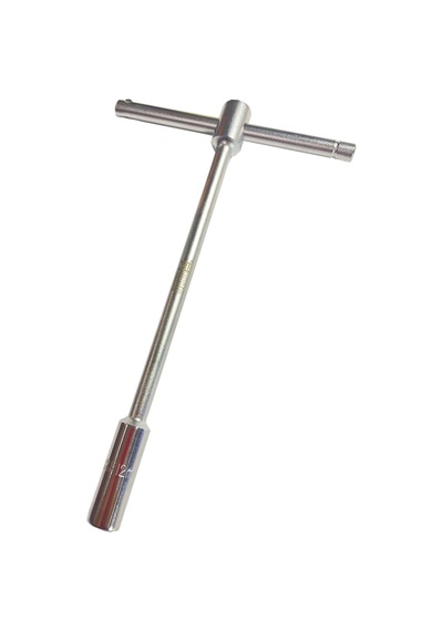 Alfa Tech 12 Mm T Kollu Lokma Somun Sıkma Anahtarı 24 Cm