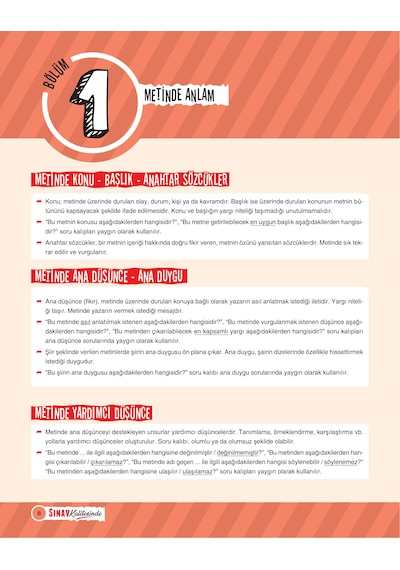 Sınav Yayınları 5. Sınıf Paragraf Soru Bankası