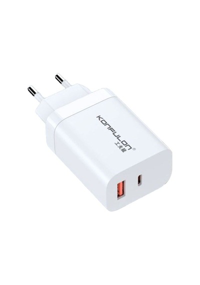 C99q 65w Pd Destekli Type-c Ve Usb Çift Çıkışlı Hızlı Şarj Adaptörü