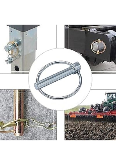 Traktör Pimi Yaylı Çelik 10 Mm Pim - 2 Adet