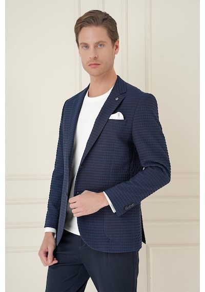 Efor C 695 Slim Fit Lacivert Spor Ceket Lacivert