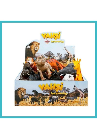 Bezos S00000725 Vahşi Hayvanlar Foam Sesli 27cm Dfnbez
