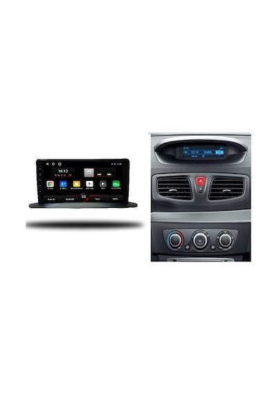 Renault Fluence 2010-2017 4gb Ram 32gb Hafıza 4 Çekirdek Carplay Kamera Android Multimedya 9"