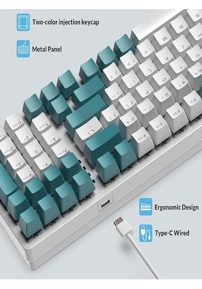 9 Full Rgb Aydınlatma Modlu %100 Kablolu Gerçek Mekanik Klavye Oy
