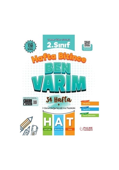 Palme 2.sınıf Hafta Bitince Ben Varım 34 Hafta Yeni