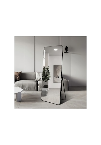 Enc Home 180x60 Ayaklı Boy Aynası Siyah