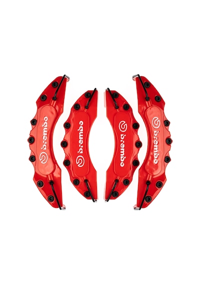 Alfa Romeo Kırmızı Brembo 4'lü Kaliper Seti Kabartmalı