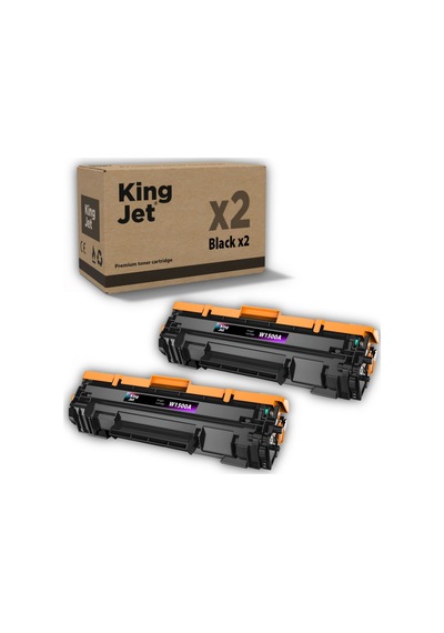 Kingjet Hp Uyumlu 150a W1500a Standart Kapasiteli 2'li Paket Toner Çipli Pro Mfp M141