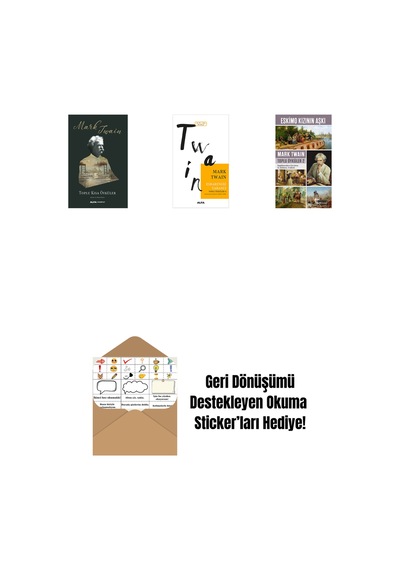 Toplu Kısa Öyküler + Esrarengiz Yabancı + Eskimo Kızının Aşkı + Okuma Sticker'ları