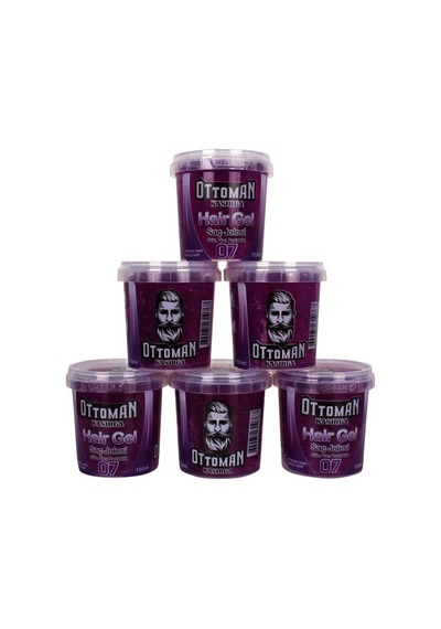 Ottoman Kasırga Saç Jölesi 150ml Güçlü Sert Mor - 6'li Paket