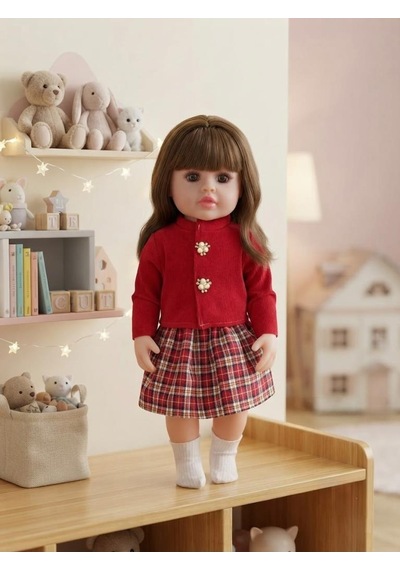 Emzikli Sevimli %100 Et Bebek - 50 Cm Konuşan Gerçekçi Oyun Arkadaşı İnteraktif Eğitici Oyuncak 68849513