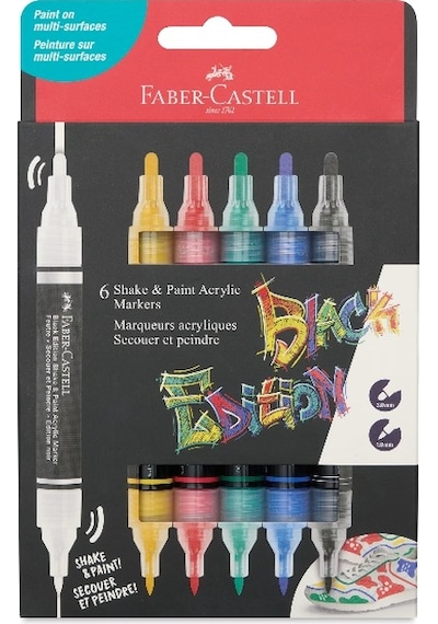 Faber Castell Shake&paint Akrilik Marker 6 Lı 285507