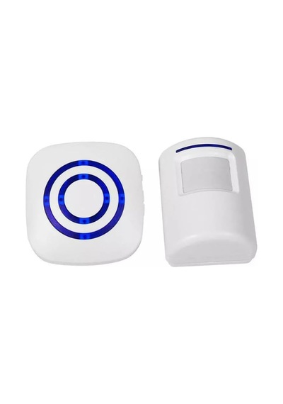 Kablosuz Ev Güvenlik Alarmı, Giriş Alarmı, Ziyaretçi Kapı Zili, 1 Plug-in Alıcı Ve 1 Pır Hareket Sensörü, Alar
