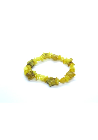 Ambergold Kehribar Bileklik Damla Kehribardan Blk0526