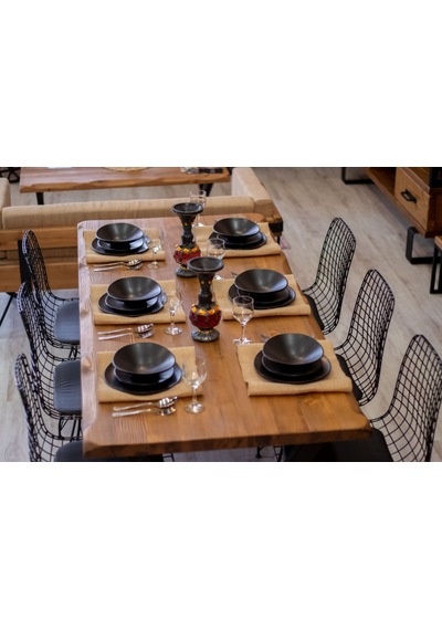 Ntconcept Ntconcept Masif Ağaç Mutfak Yemek Masası Takımı  (437831373)