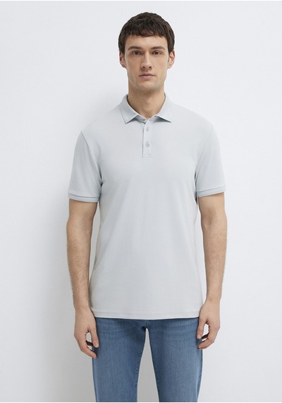 Mavi - Soft Premium Mavi Polo Tişört 0613006-70802 Mavi
