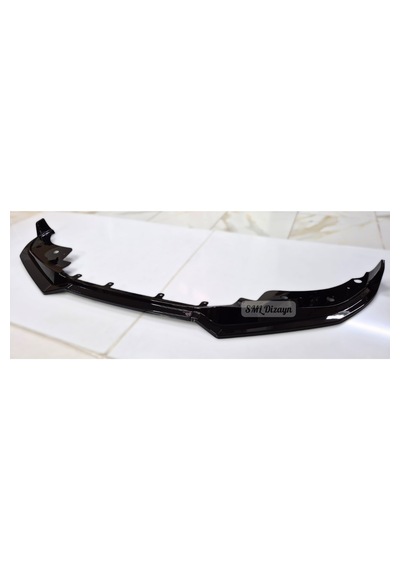 Bmw G22-g23 Ön Lip Ek 2021-2025 Parlak Siyah 3 Parça M Tampon Uyumlu