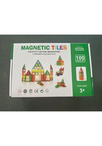 Montessori 3d Manyetik Yapı Taşları Çocuklar İçin Abs Çevre Dostu Mıknatıs Yapı Taşları