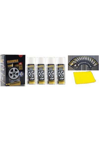 Jant Folyo 4Lü Set - Parlak Beyaz