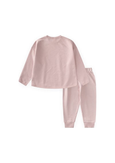 Cigit Sweatshirt Takım 2-7 Yaş Pudra Pembe