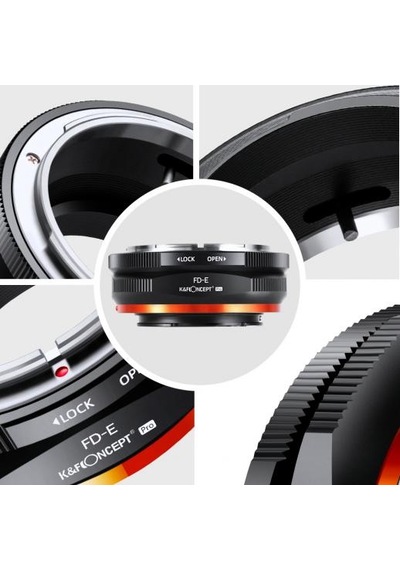 K&f Fd - Sony Pro Serisi Lens Adaptörü Fd Lens - Sony Body