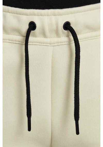 Nike Sportswear Tech Fleece Unisex Kid's Short Çocuk Fermuar Cepli Şort Krem