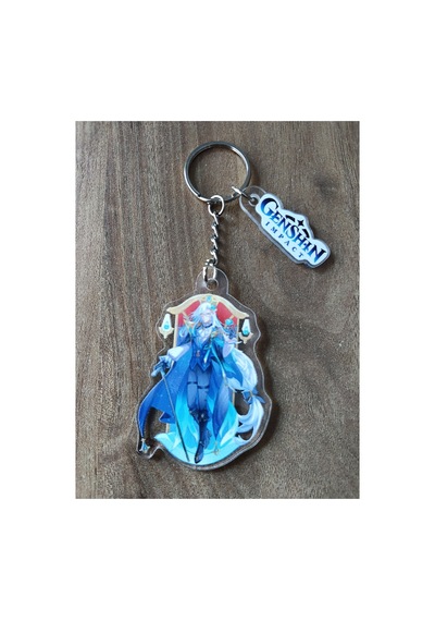 Owl Bag Genshin Impact Neuvilletde Desenli Acrylic Anahtarlık Çanta Süsü Mıx