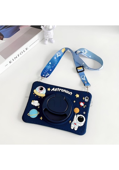 Redmi Pad Se 11 İnç Kılıf Stand Olabilen Askılı Sevimli Astronot Figürlü Tablet Kılıfı Arka Kapak Redmi Pad Se 11 İnç Kılıf Stand Olabilen Askılı Sevimli Astronot Figürlü Tablet Kılıfı Arka Kapak
