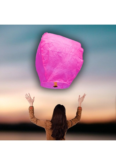 Dilek Feneri. Dilek Balonu Pembe - 1 Adet