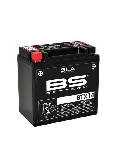 Bs Battery Btx14-sla Motosiklet Aküsü Sla Tipi